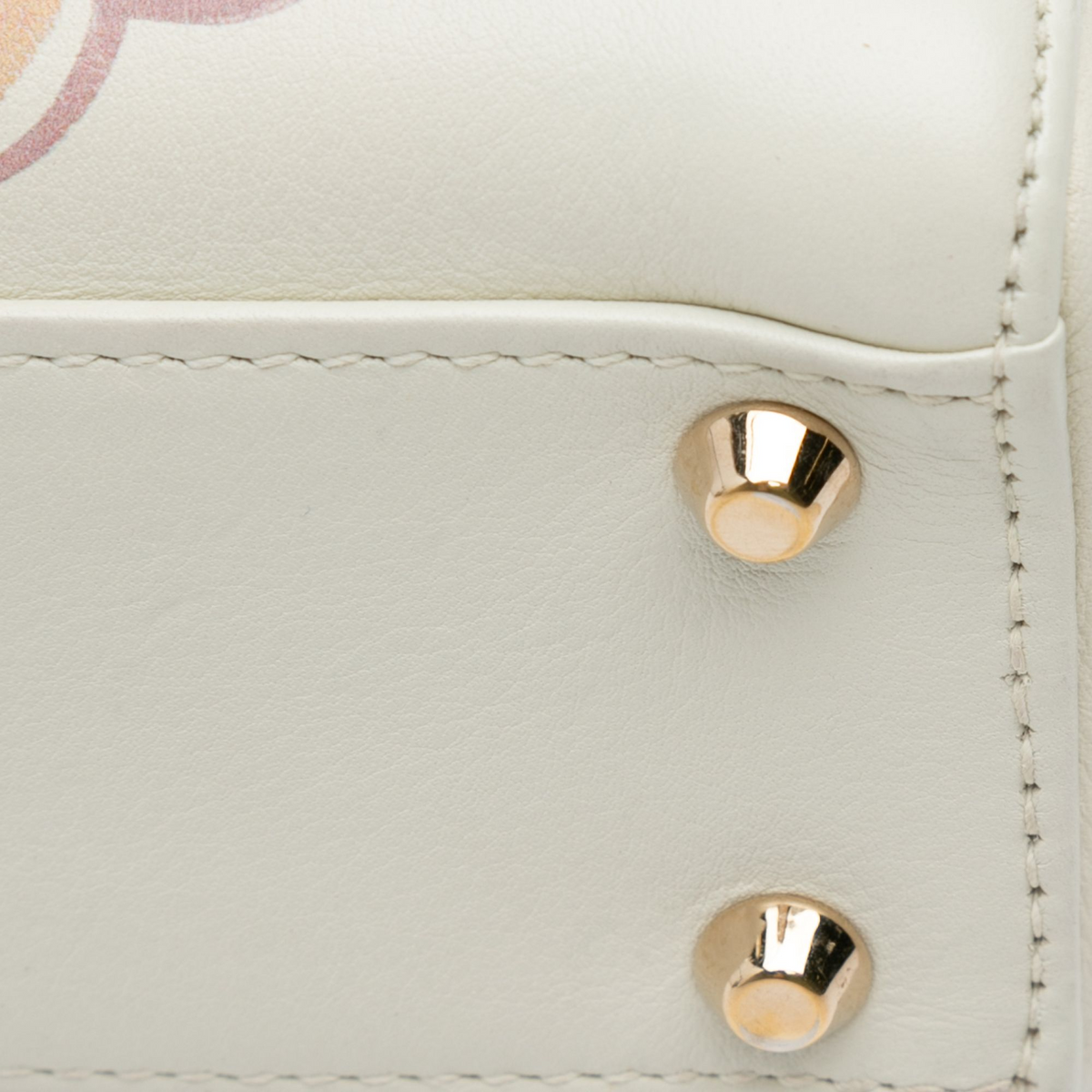 Dior Niki De Saint Phalle Mini Calfskin Dioramour Lady Dior White
