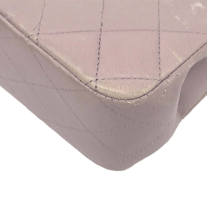 CHANEL Quilted W Flap Shoulder Bag