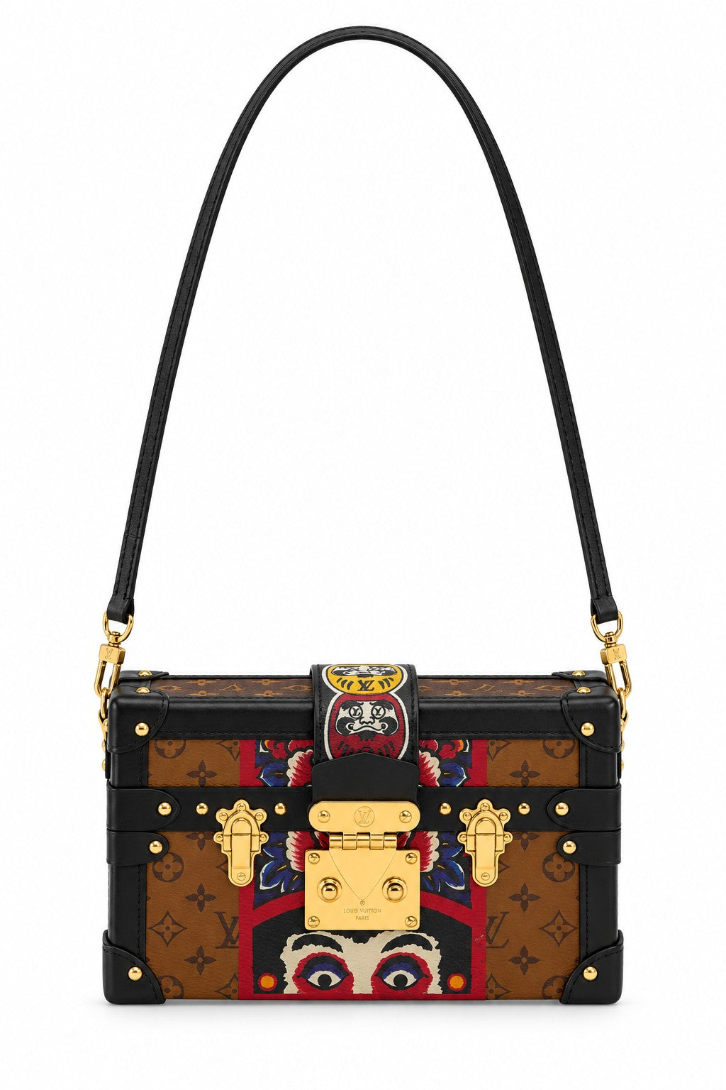 Louis Vuitton Monogram Canvas Petite Malle Multicolor GHW