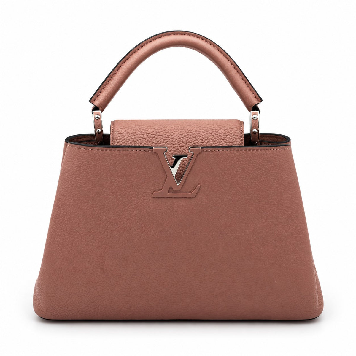 Louis Vuitton Taurillon Leather Capucines BB Bag Pink SHW