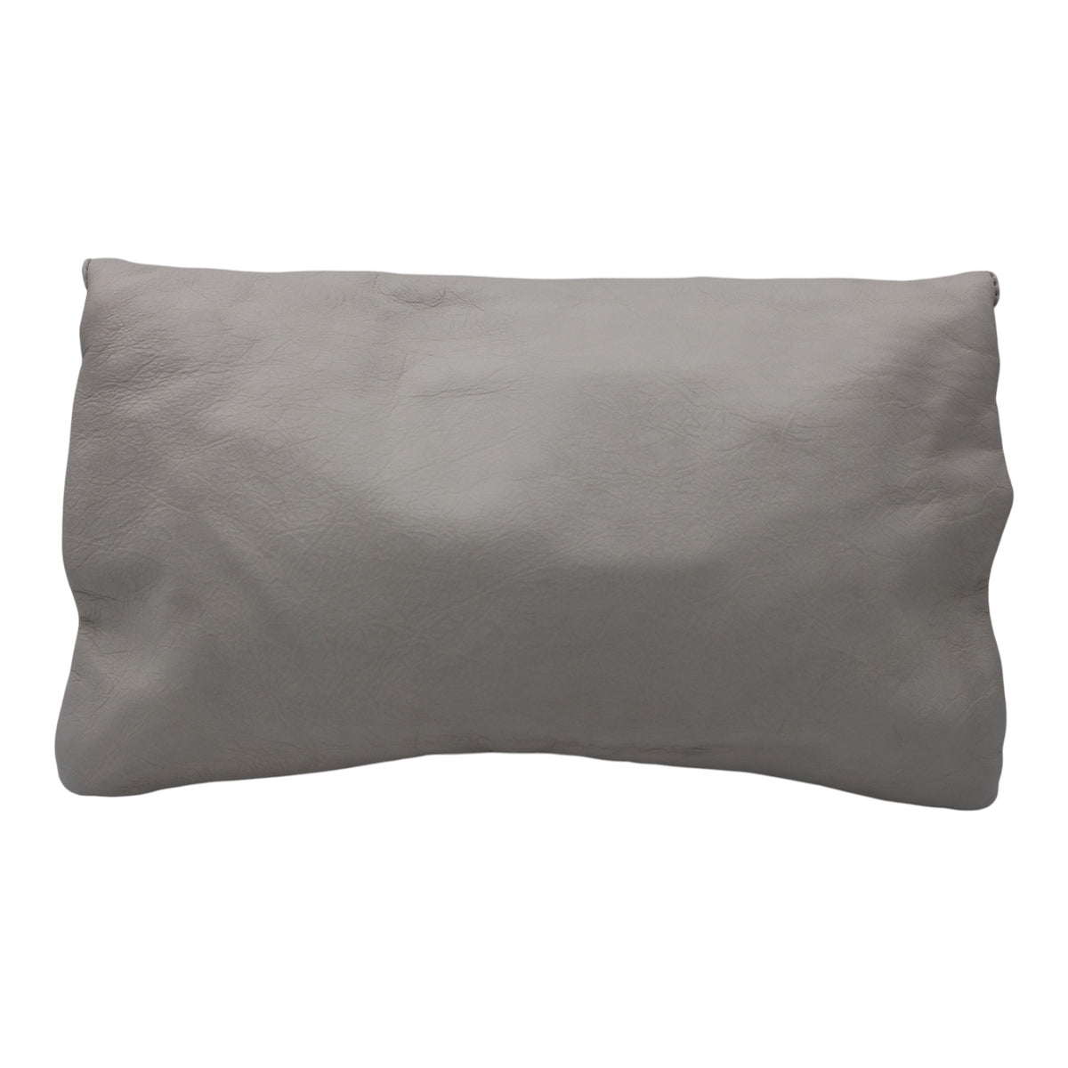 Balenciaga  Cream Leather Clutch / Envelope Bag