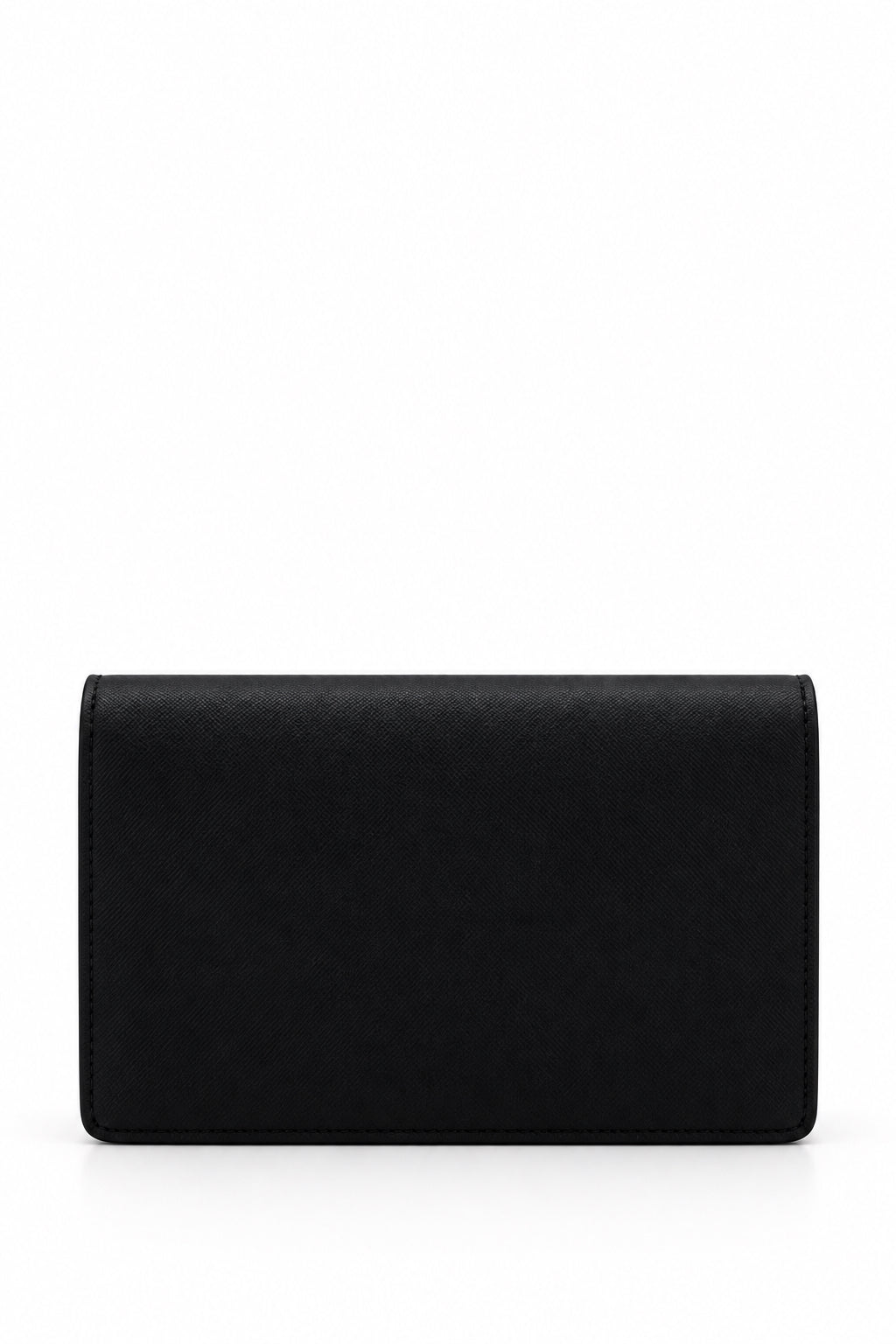 Dior Ultramatte Calfskin Saddle Wallet on Chain Black Black Hardware