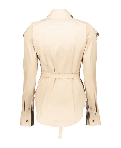 Bottega Veneta Safari Pre-Spring 2020 Beige Shirt
