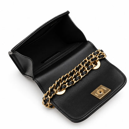 Chanel Trendy CC Clutch with Chain Chevron Lambskin Small