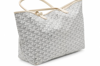Goyard Goyardine Canvas Saint Louis PM Tote White