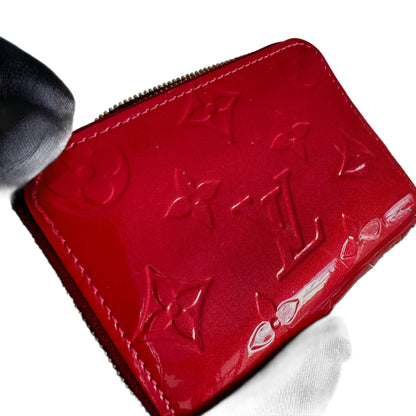 LOUIS VUITTON Monogram Vernis Zippy Zip Around Wallet Coin Purse