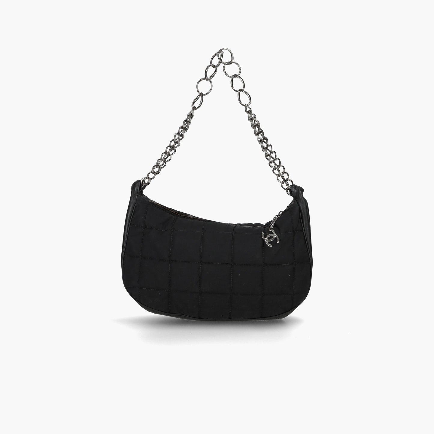 CHANEL Chocolate Bar Hobo Chain Bag