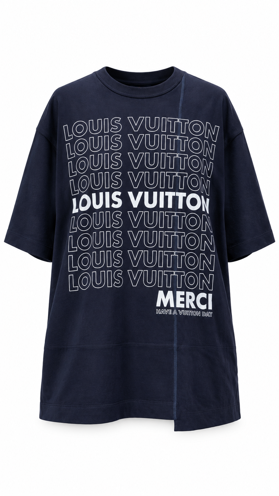 Louis Vuitton Blue Logo T-Shirt