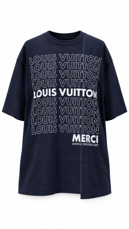 Louis Vuitton Blue Logo T-Shirt