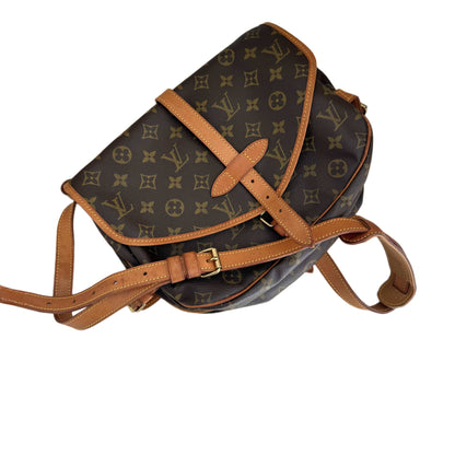 LOUIS VUITTON Monogram Saumur 30 Cross Body Shoulder Bag