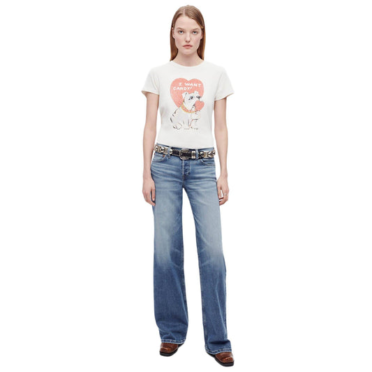 Re/Done med rise wide leg jeans