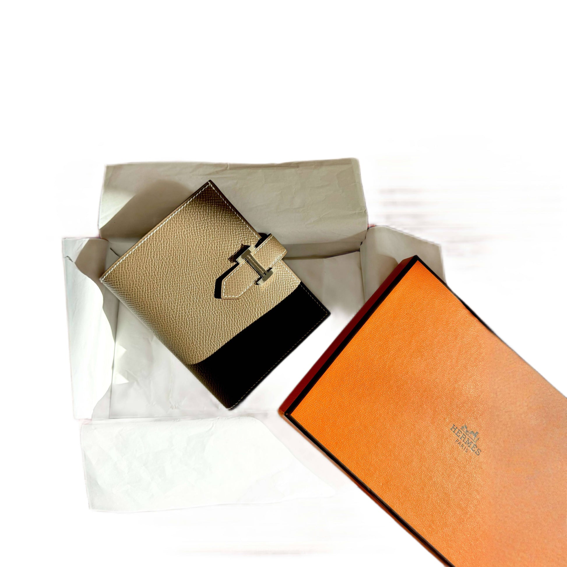 HERMES Epsom Bearn Card Holder Wallet