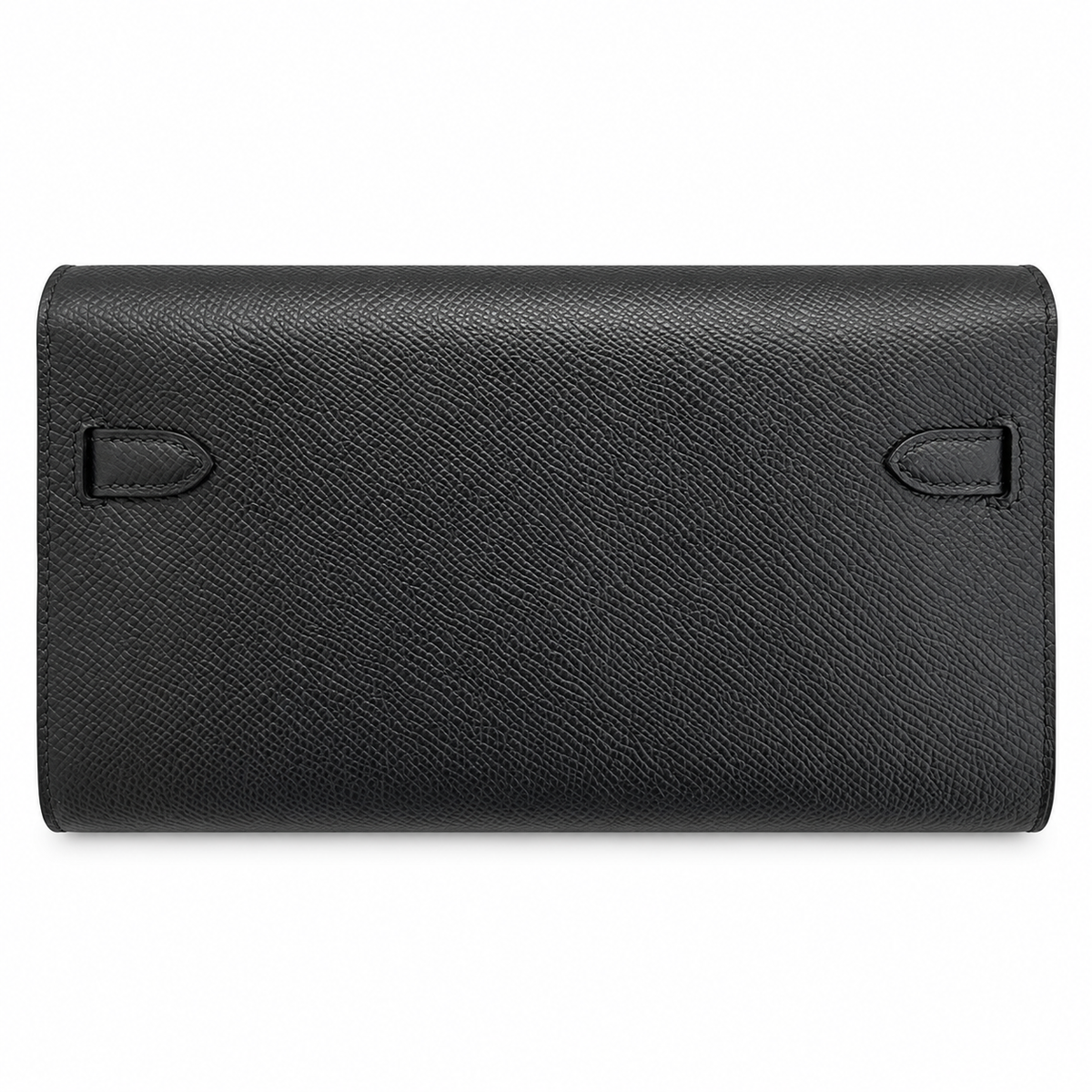 Hermès Kelly Wallet Noir Epsom Leather PHW