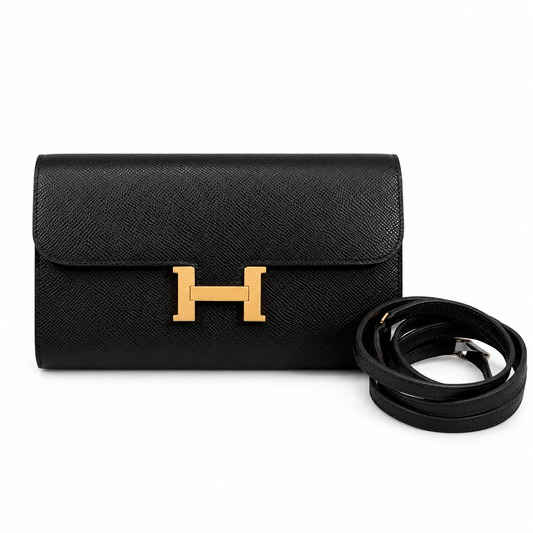 Hermès Constance To Go Noir Epsom Leather GHW