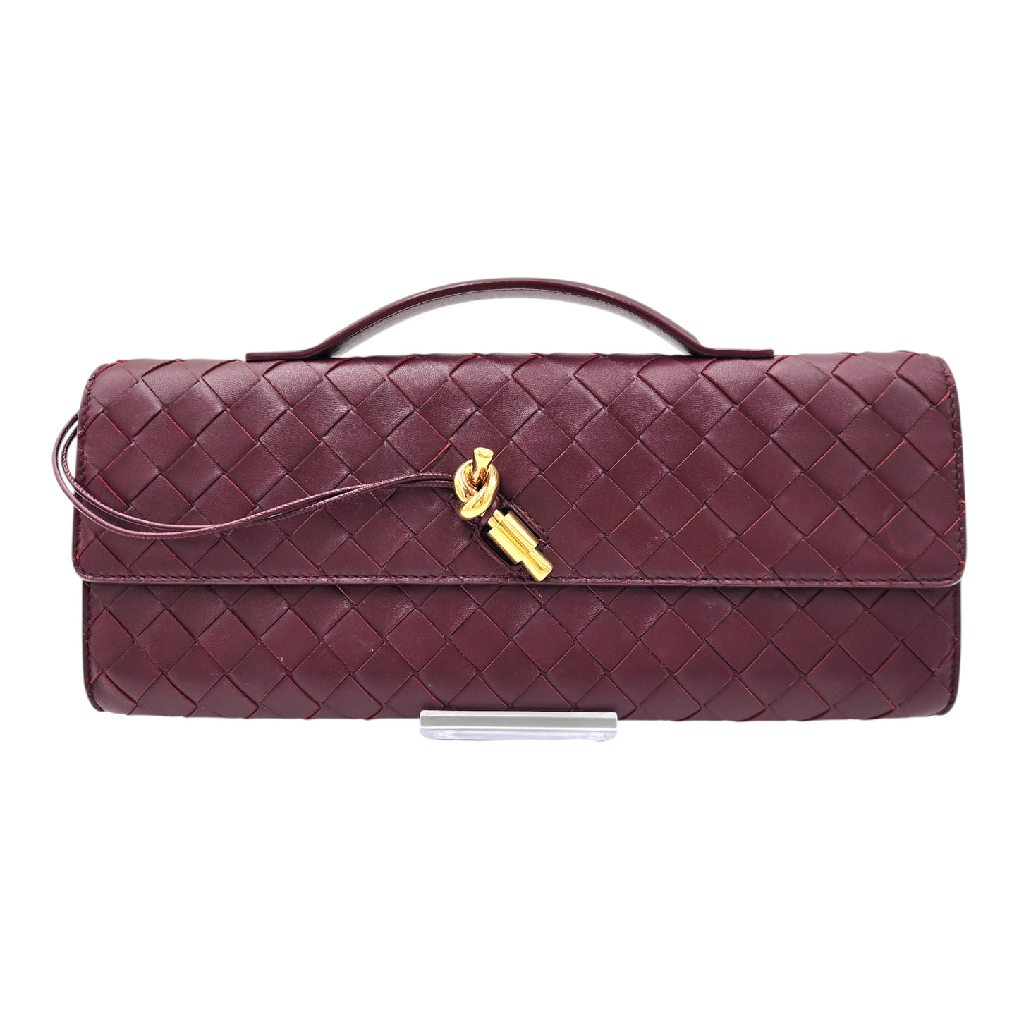 Bottega Veneta Long Andiamo Intrecciato Clutch Bag