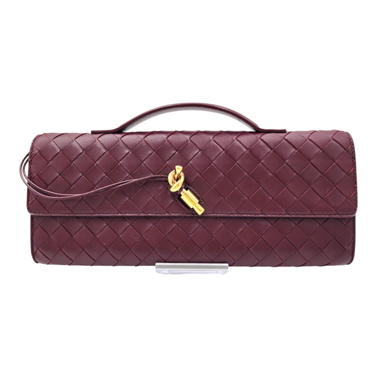 Bottega Veneta Long Andiamo Intrecciato Clutch Bag