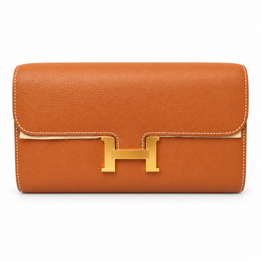 Hermès Constance To Go Gold Evercolor Leather GHW
