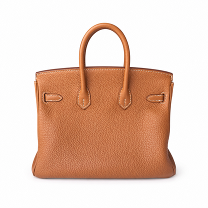Hermès Birkin 25 Gold Togo Leather PHW