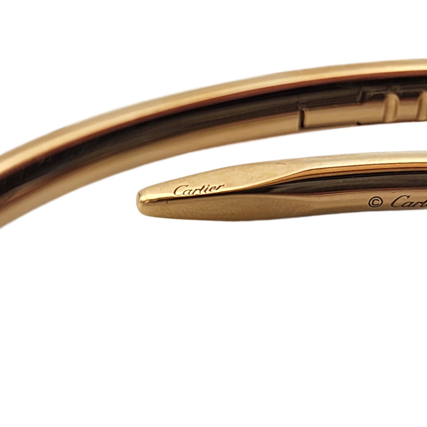 Cartier 18K Yellow Gold Juste un Clou Bracelet Size 18, Classic (Medium) Model