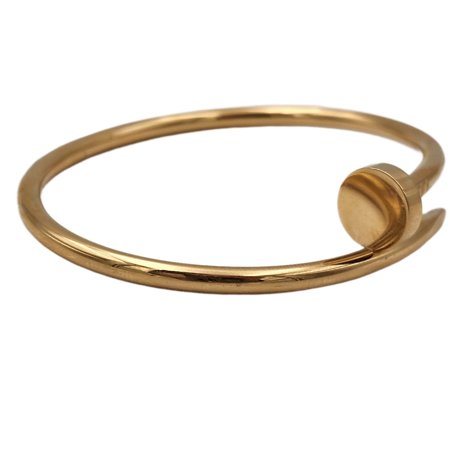 Cartier 18K Yellow Gold Juste un Clou Bracelet Size 18, Classic (Medium) Model