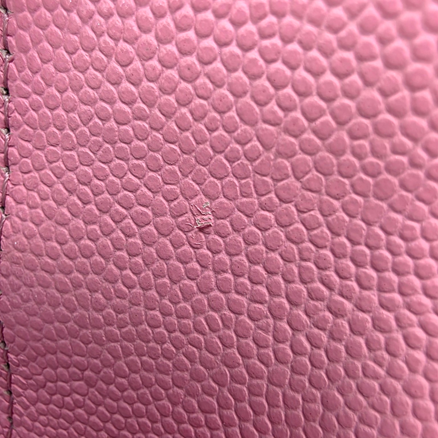 Chanel Quilted Pink Caviar Flap Phone Holder with Chain Spring-Summer 2026 Collection