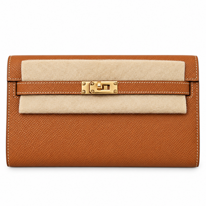Hermès Kelly To Go Gold Leather GHW