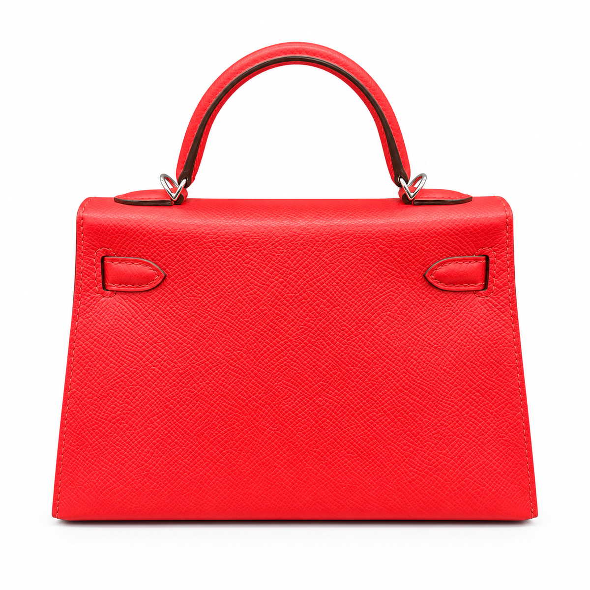 Hermès Mini Kelly  Red Epsom Leather PHW