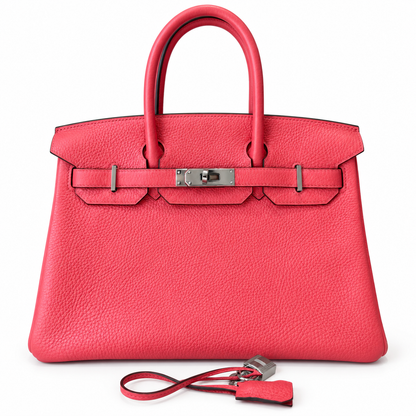 Hermès Birkin 30 Rose Jaipur PHW