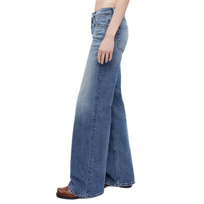 Re/Done med rise wide leg jeans