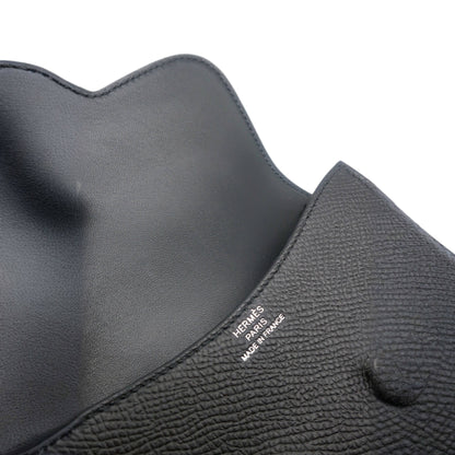 Hermès Black Epsom Constance Slim Wallet