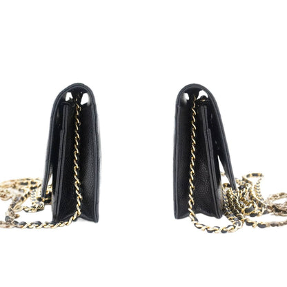 CHANEL Caviar Wallet On Chain