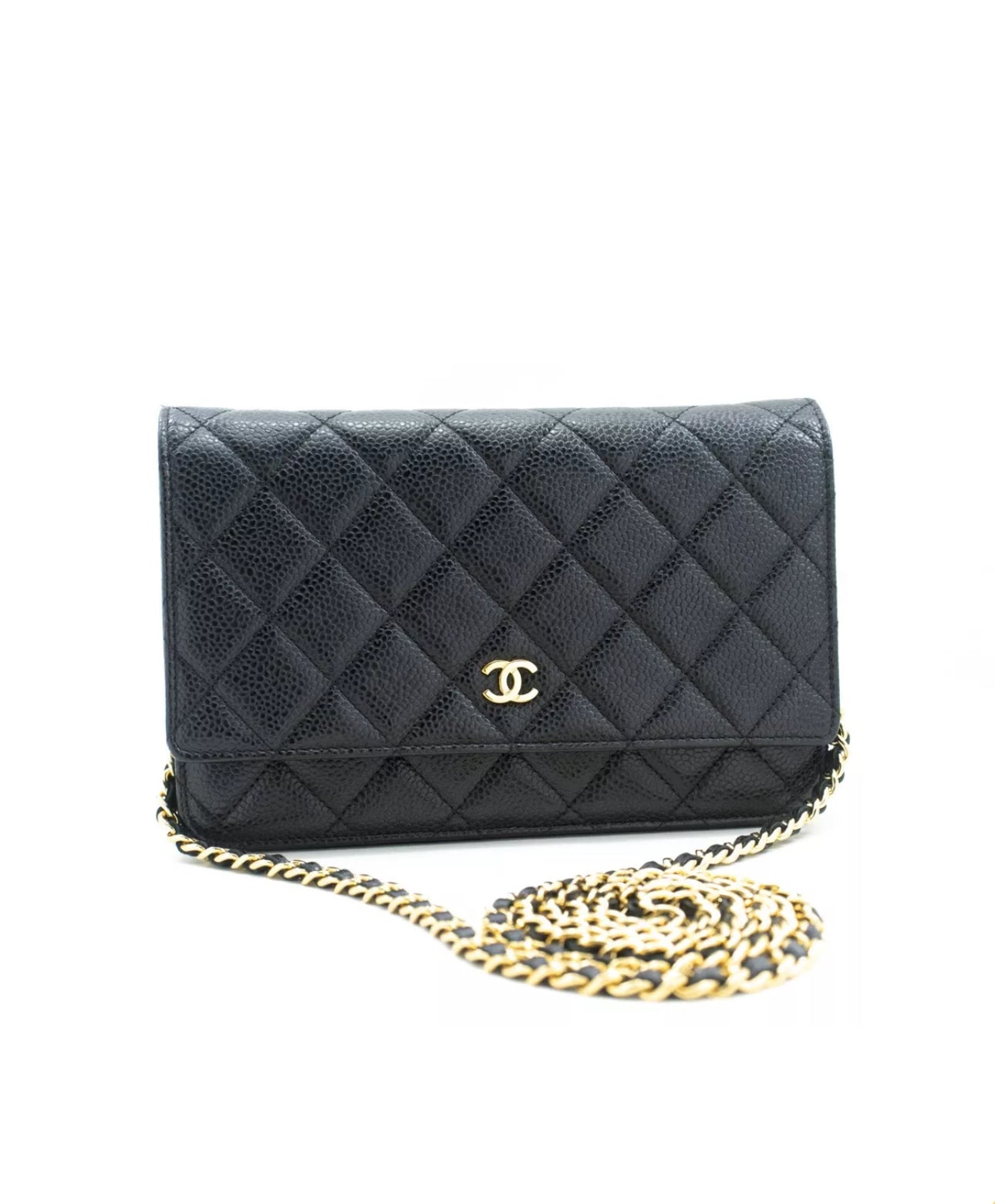 CHANEL Caviar Wallet On Chain