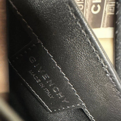 Givenchy Small Cut Out bag in Box leather with chain