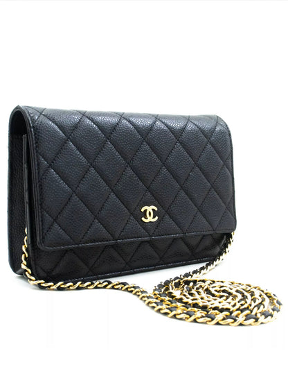 CHANEL Caviar Wallet On Chain