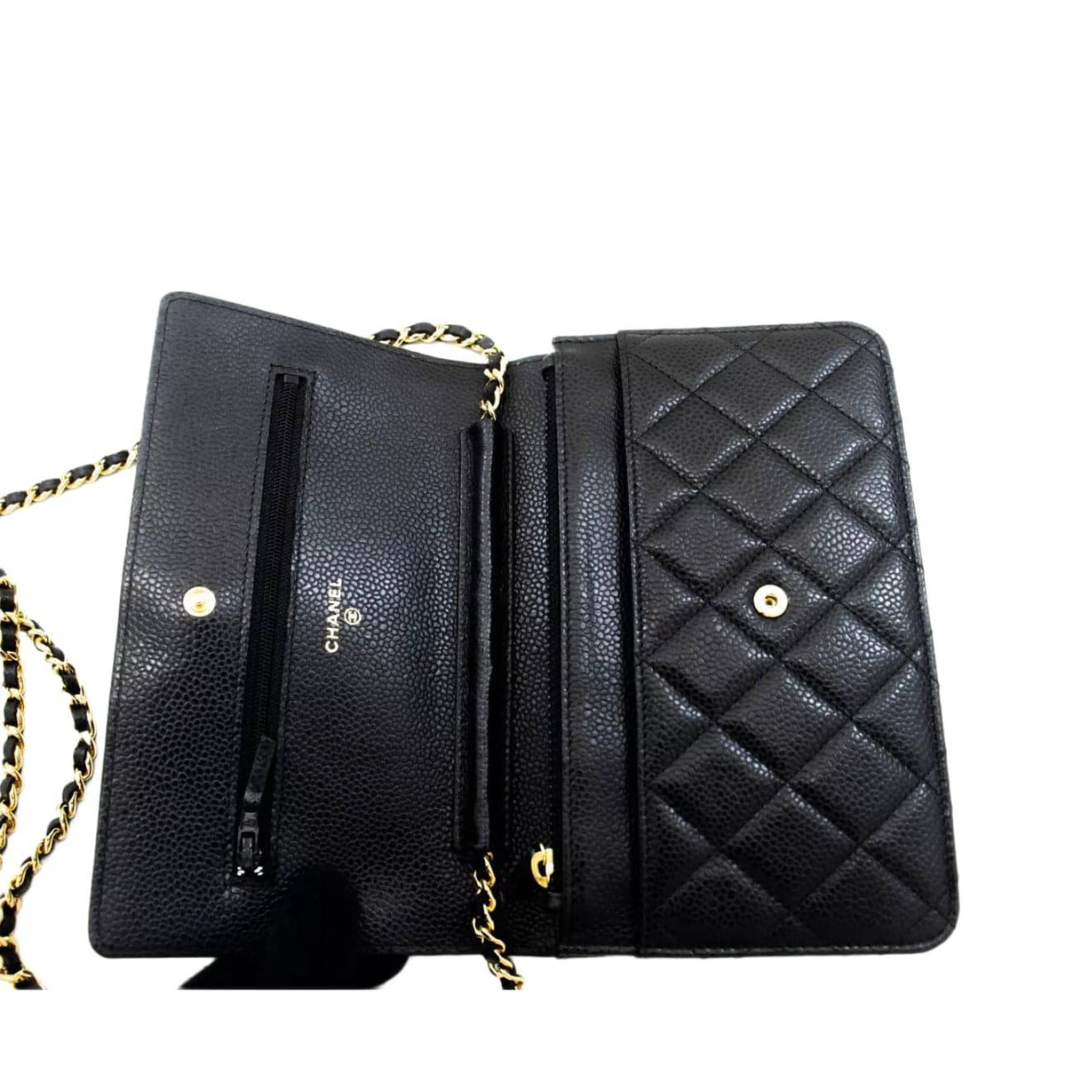 CHANEL Caviar Wallet On Chain
