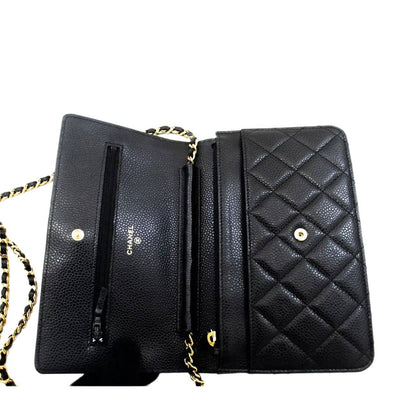 CHANEL Caviar Wallet On Chain
