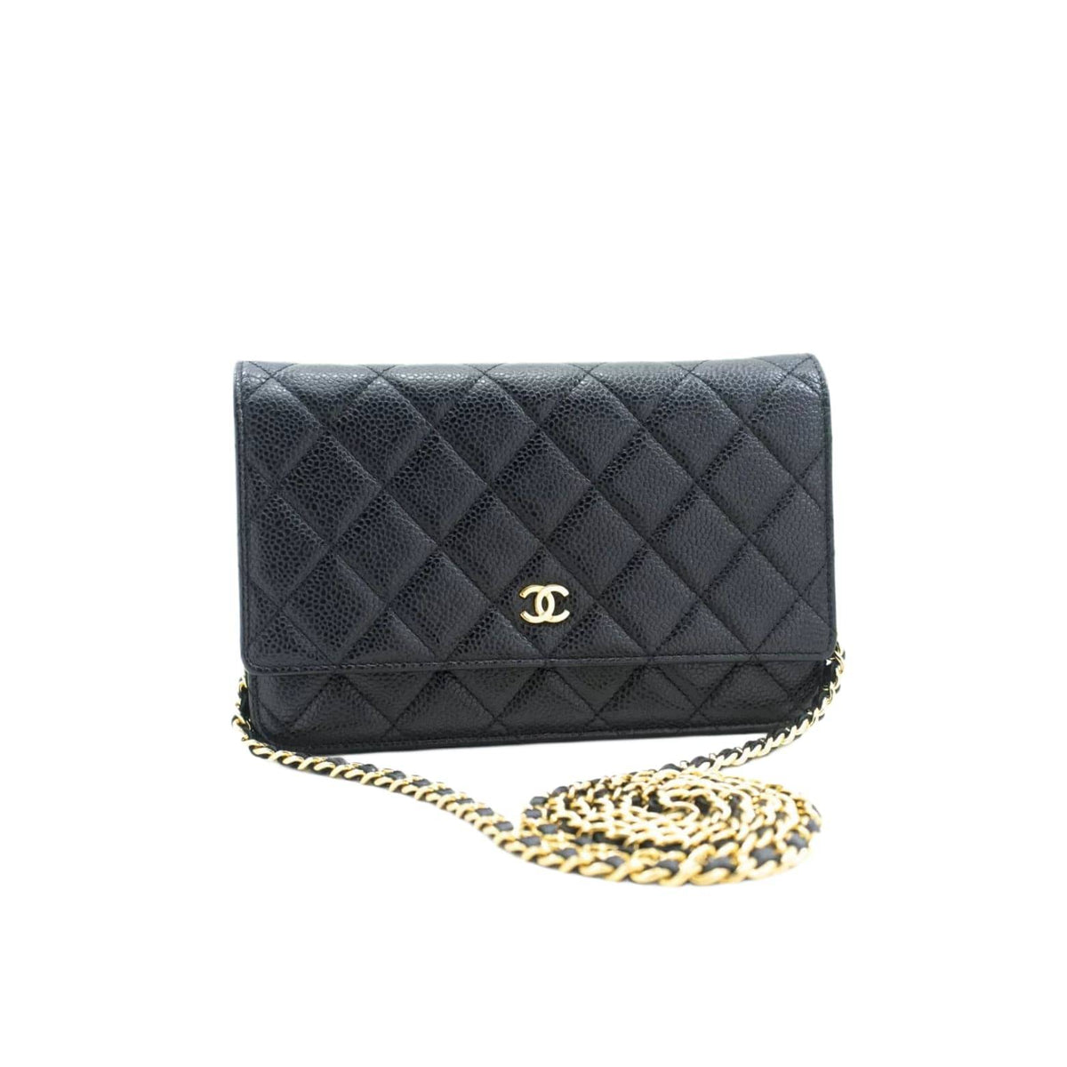 CHANEL Caviar Wallet On Chain