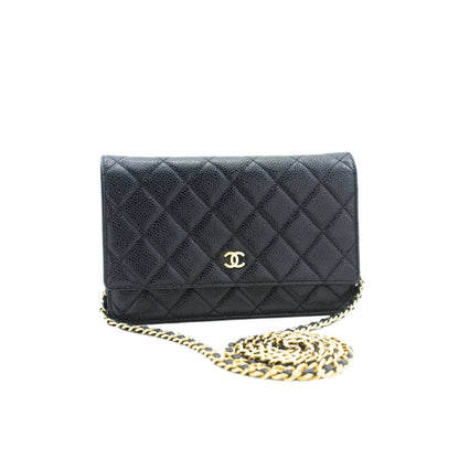 CHANEL Caviar Wallet On Chain