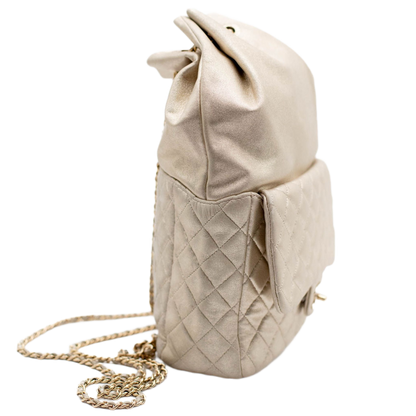 Chanel Seoul Gold Lambskin Backpack