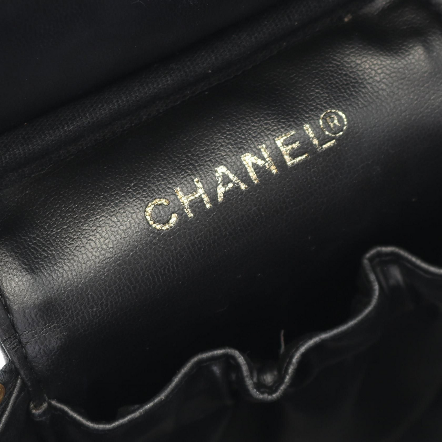 Chanel Timeless CC Tall Vanity in Black Caviar Leather