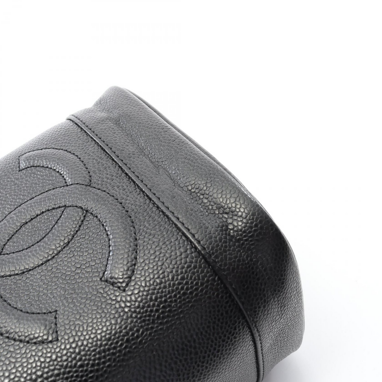 Chanel Timeless CC Tall Vanity in Black Caviar Leather