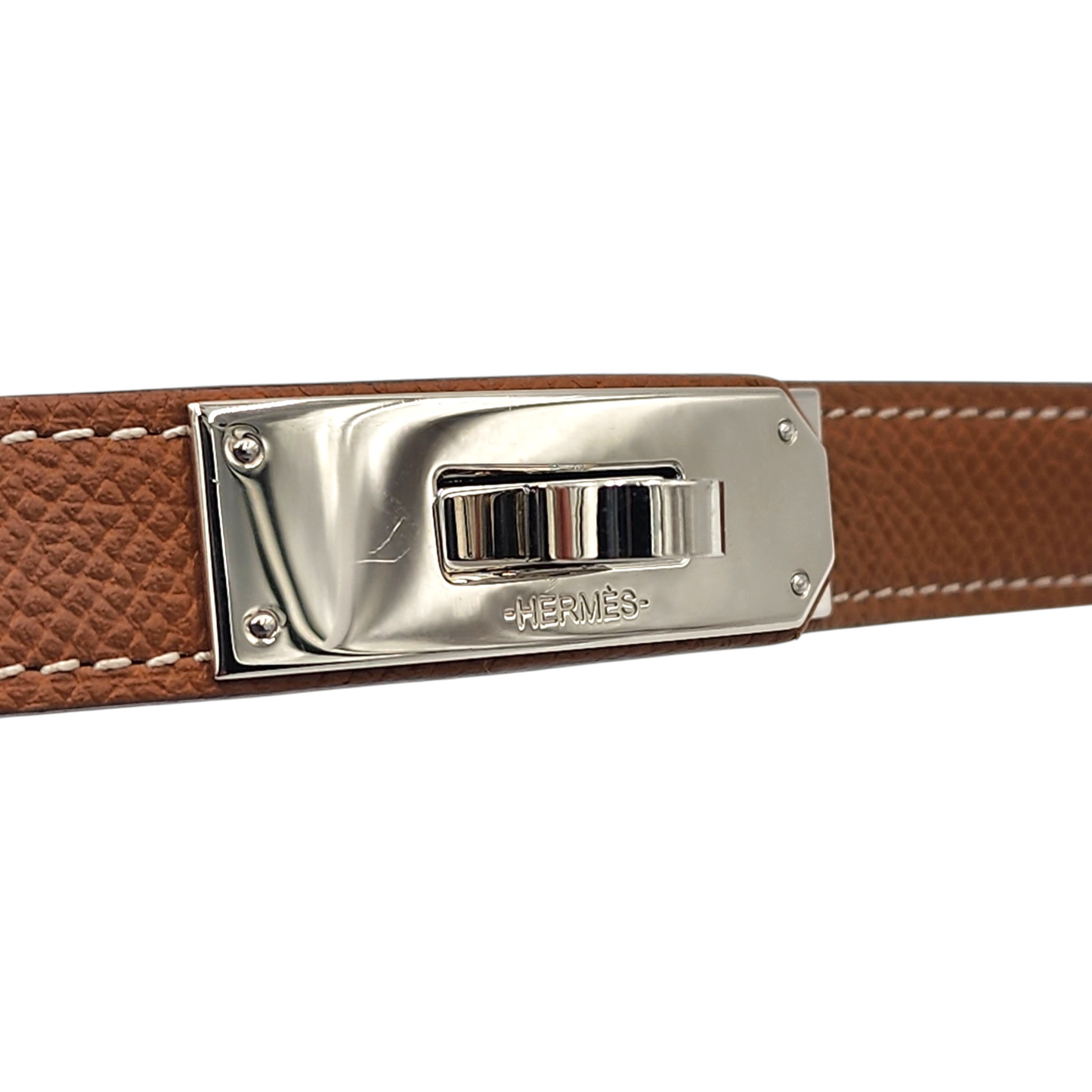 Hermès Kelly 18 Belt in Gold Epsom PHW