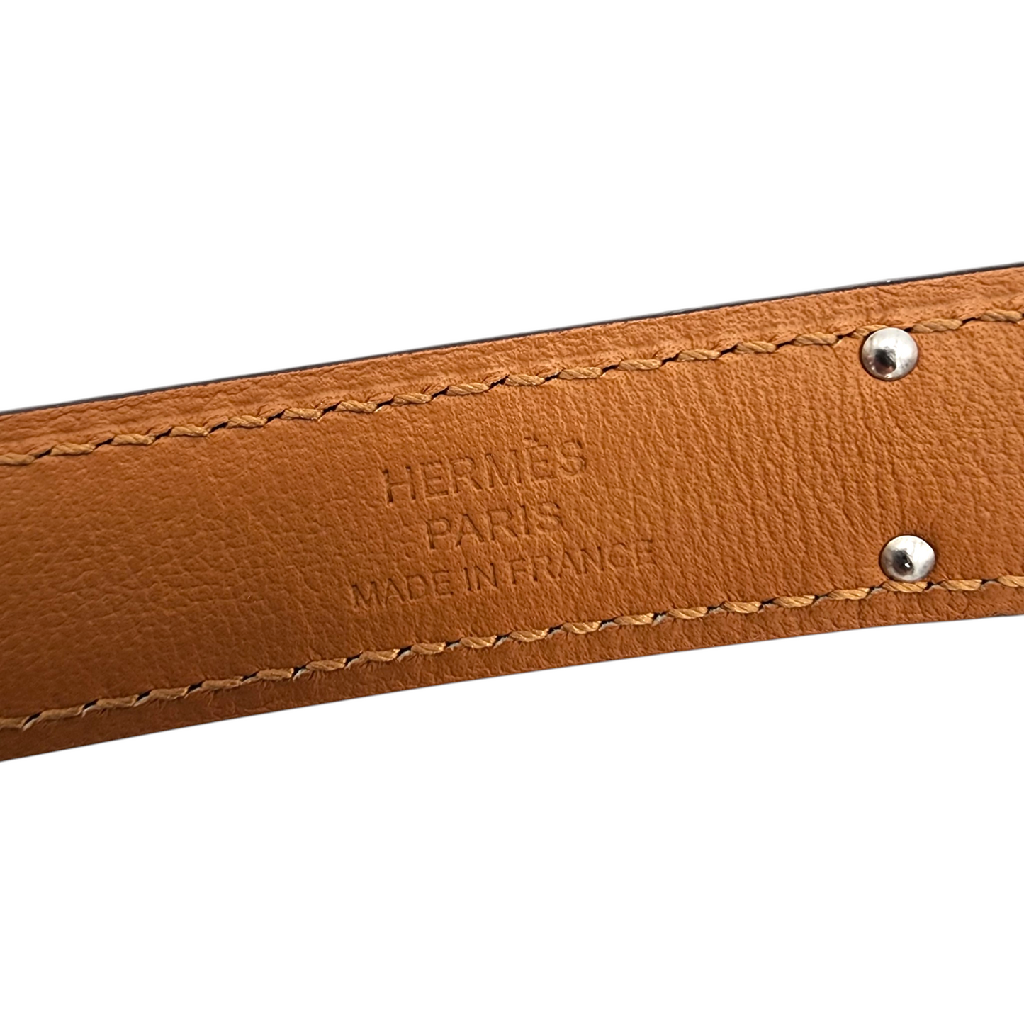 Hermès Kelly 18 Belt in Gold Epsom PHW