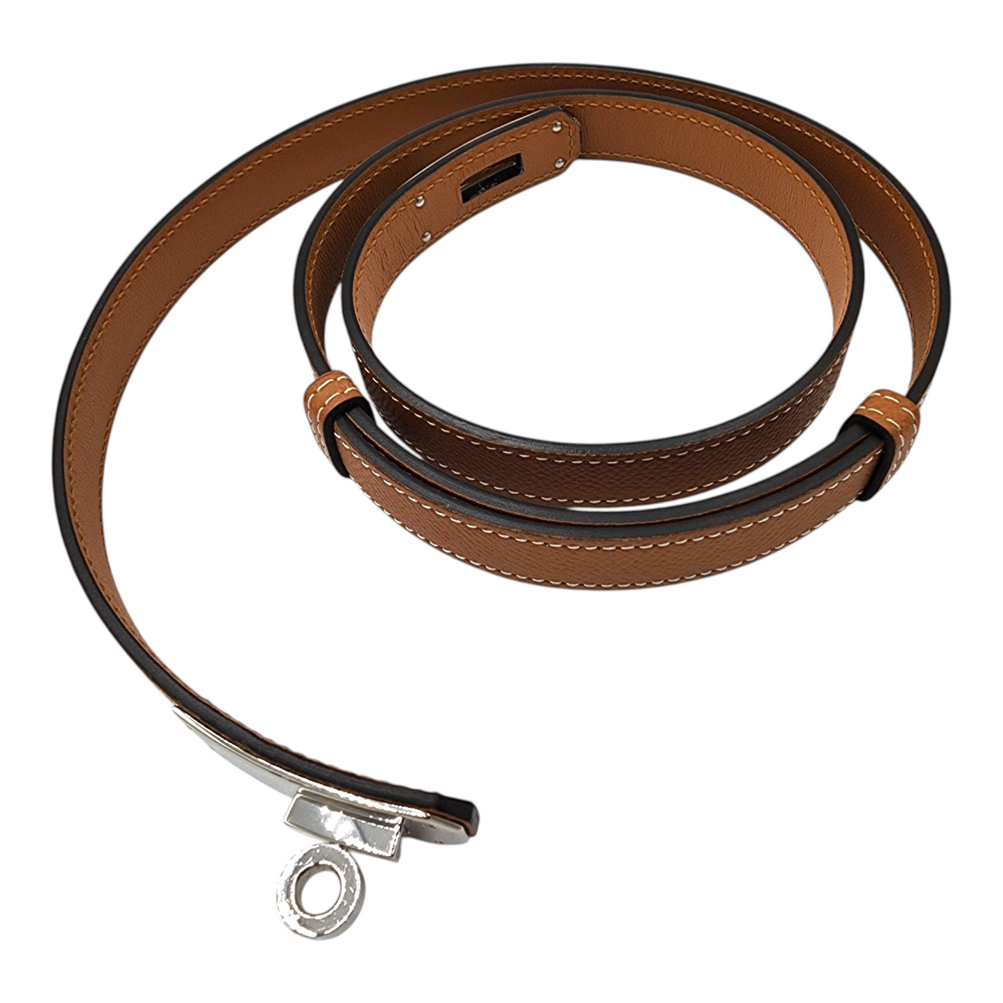 Hermès Kelly 18 Belt in Gold Epsom PHW
