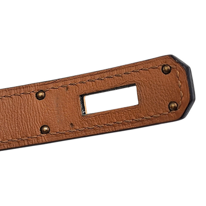 Hermès Kelly 18 Belt in Noir Epsom GHW