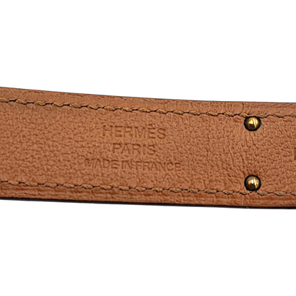 Hermès Kelly 18 Belt in Noir Epsom GHW