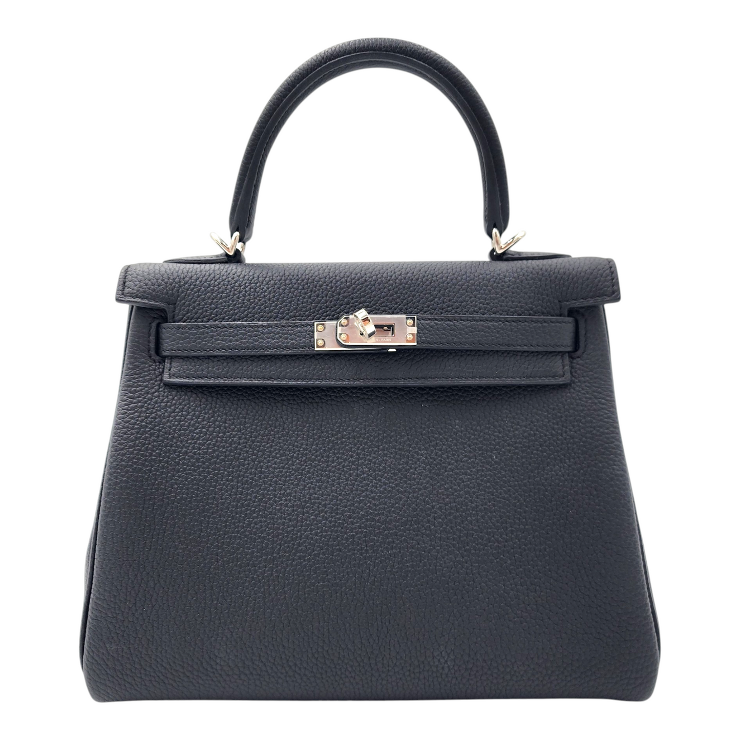Hermès Kelly 25 in Togo Noir PHW