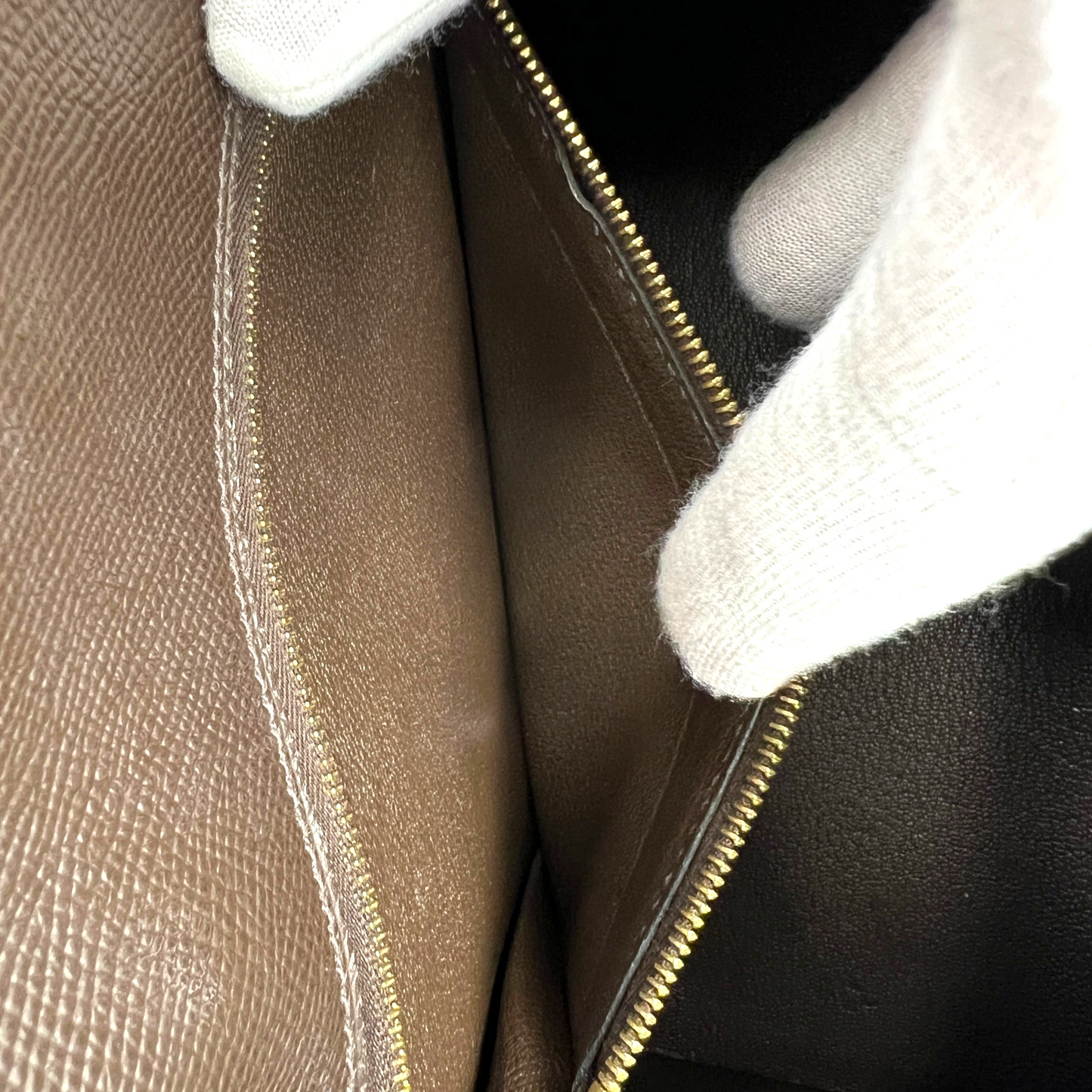 Hermes Kelly 25 Tricolor Sellier in Ecorce, Etoupe and Noir Epsom GHW