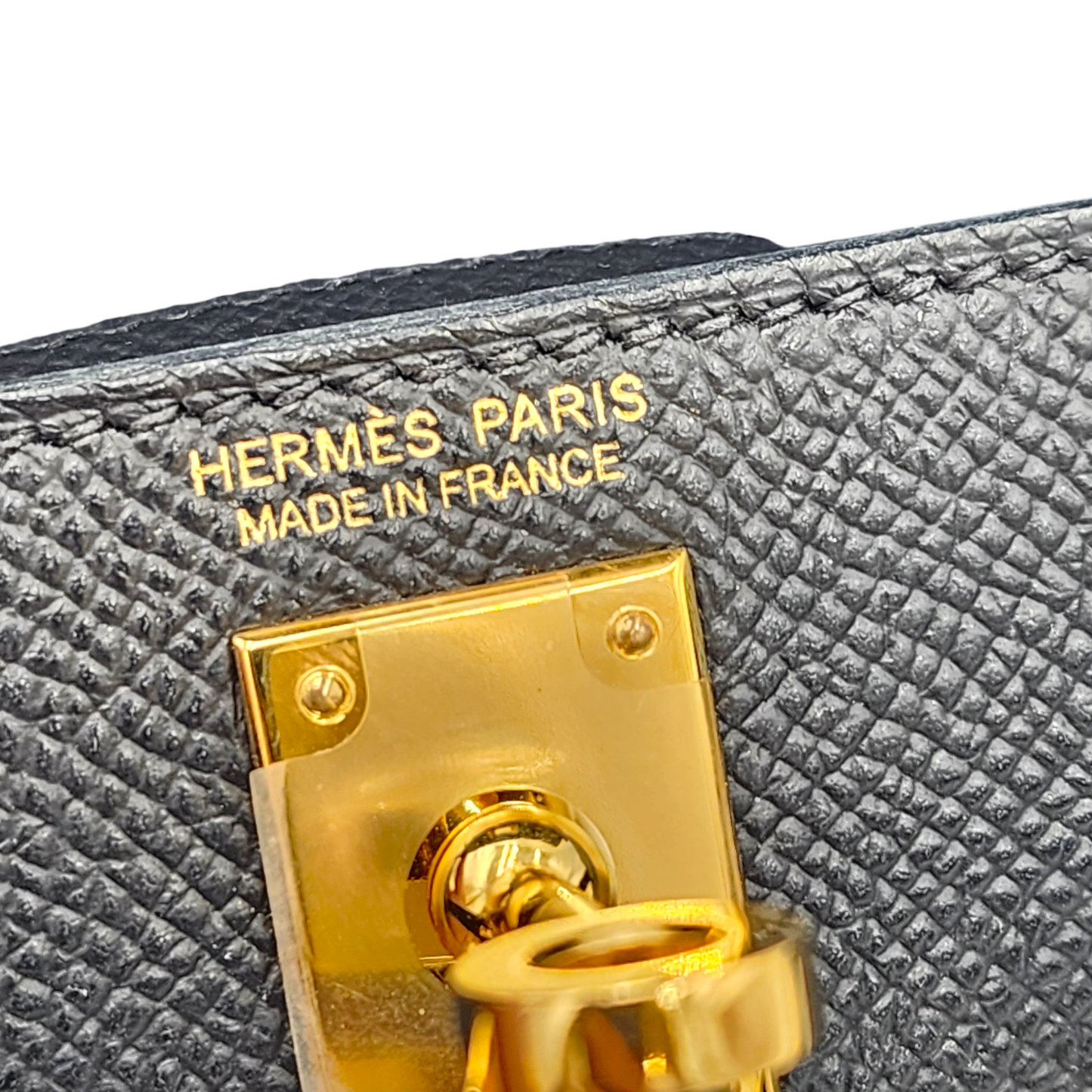 Hermès Mini Kelly 20 Sellier in Noir Epsom GHW