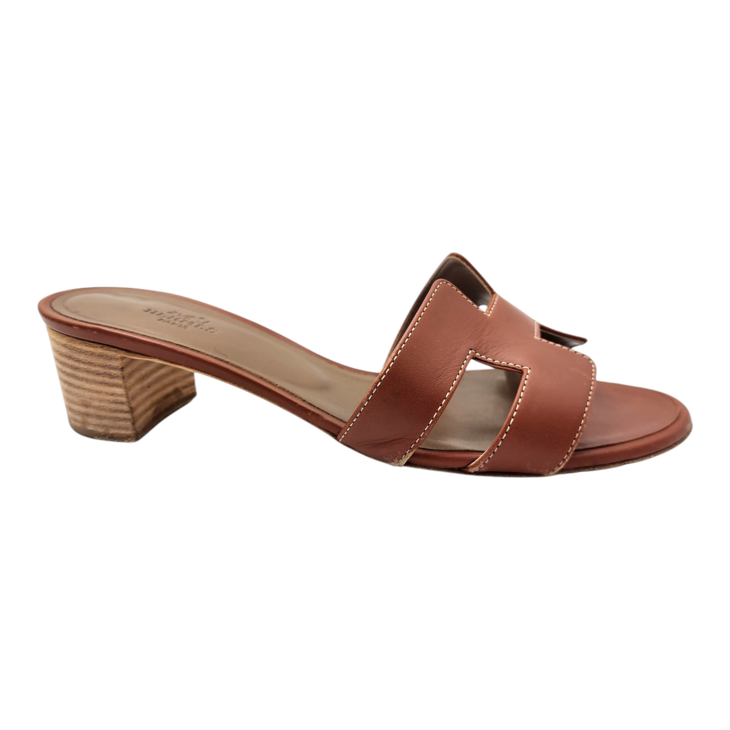 Hermès Oasis Sandals in Gold Size 38